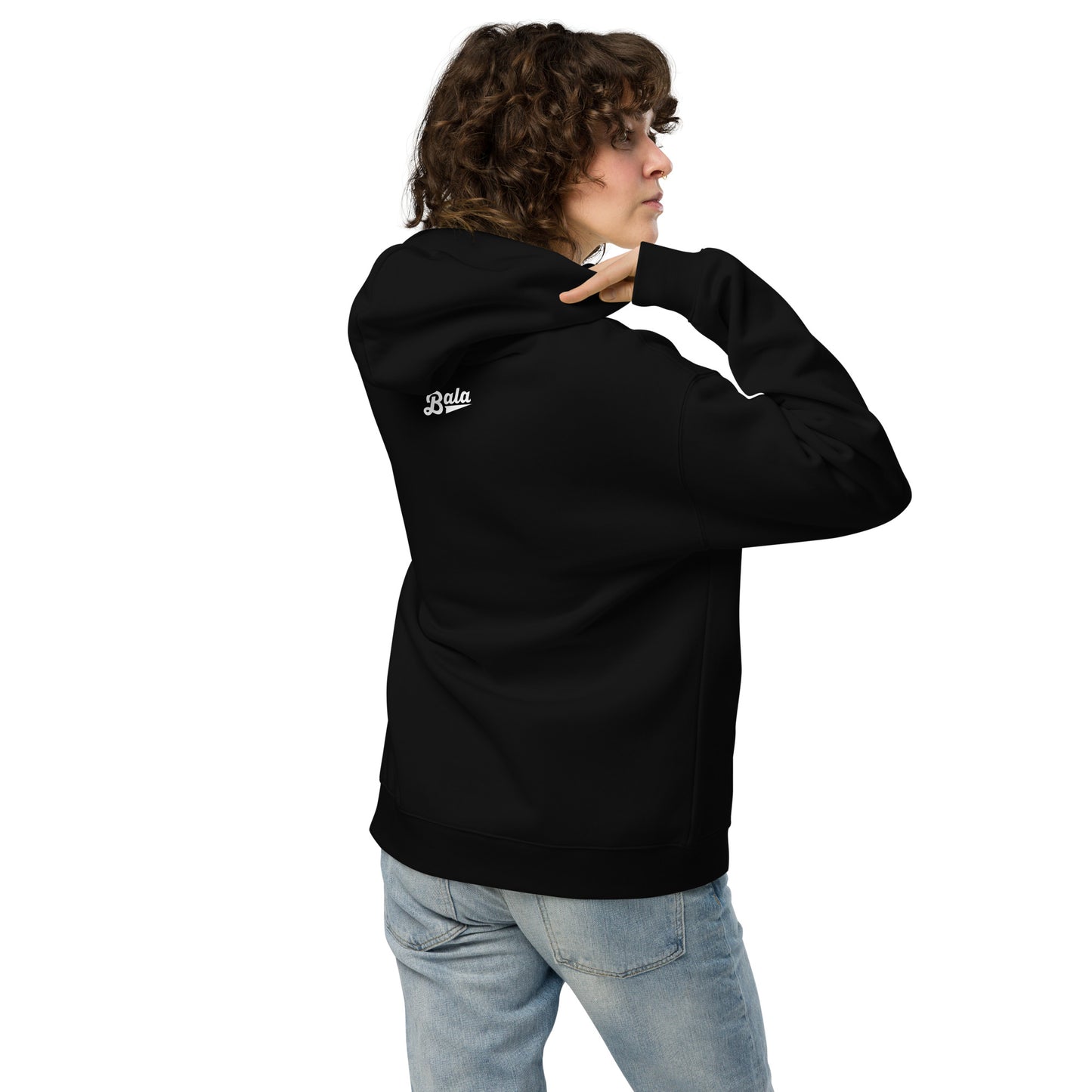 Bala Baseball OG Unisex oversized hoodie - Black