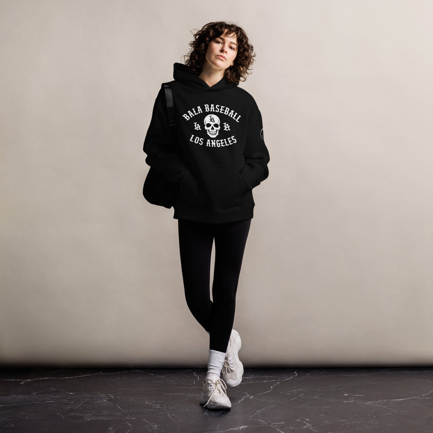 Bala Baseball OG Unisex oversized hoodie - Black