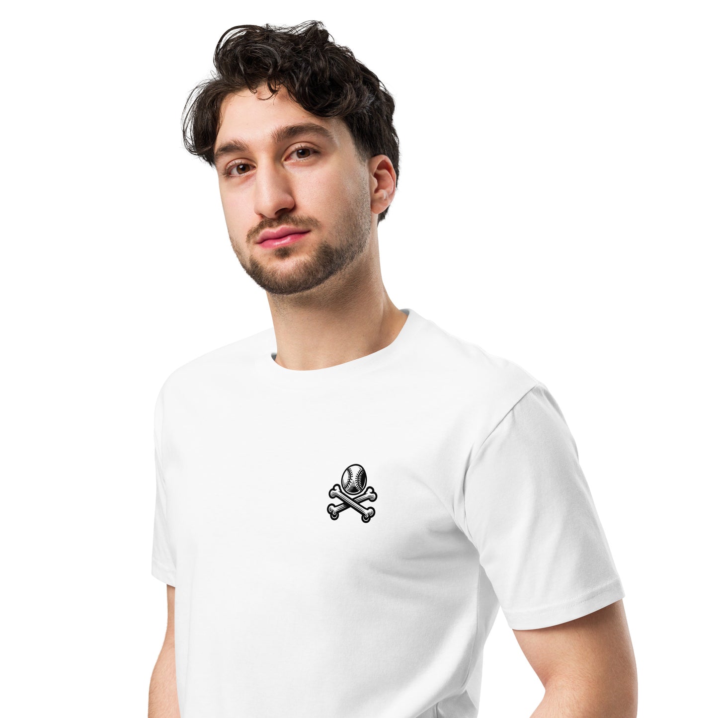 Ace of Spades Catcher Drip Unisex premium t-shirt - White