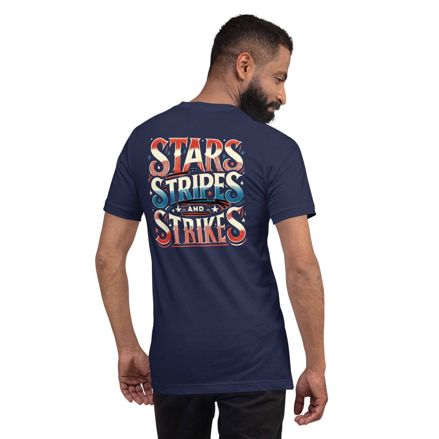 Star Strikes Strikes Unisex t-shirt - Navt