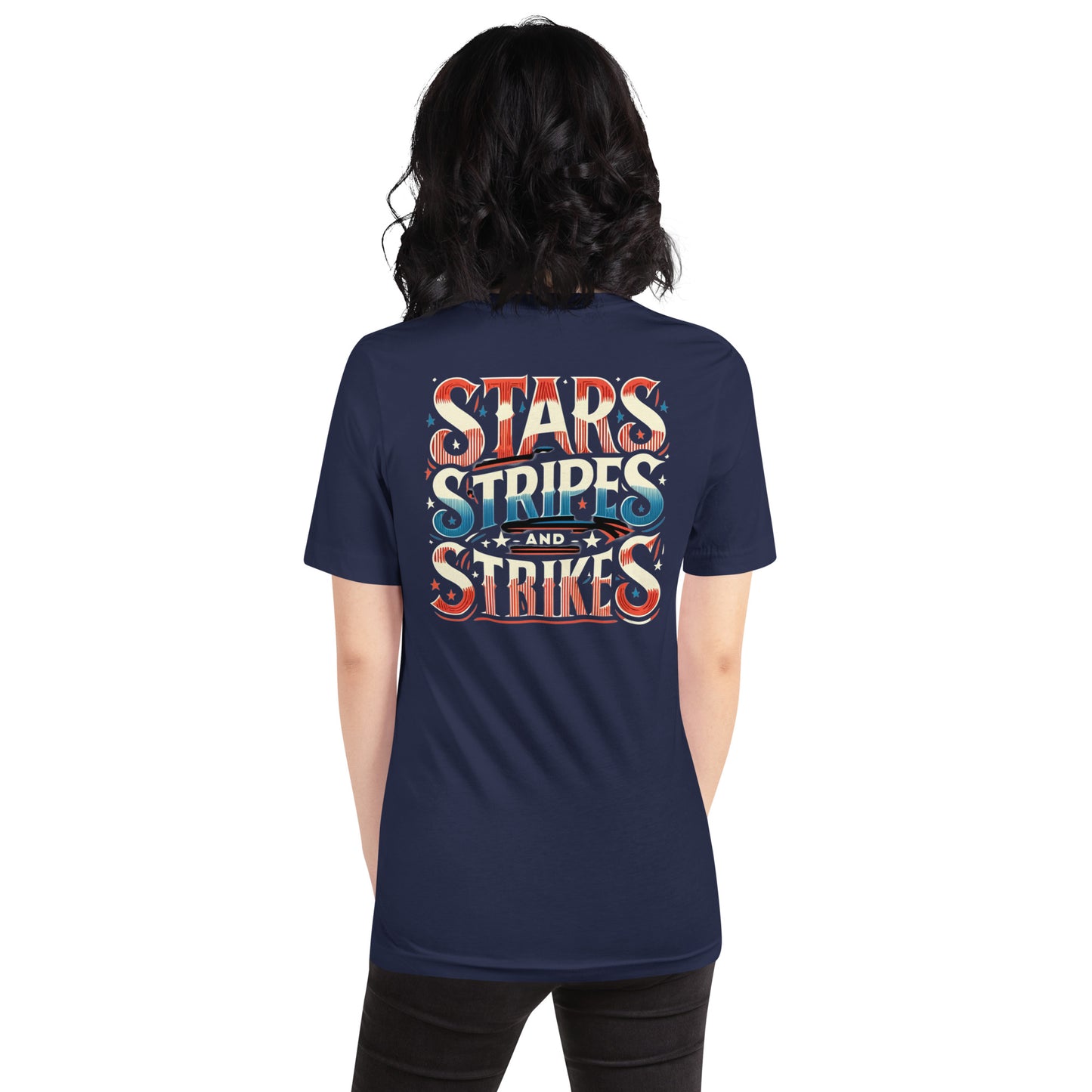 Star Strikes Strikes Unisex t-shirt - Navt