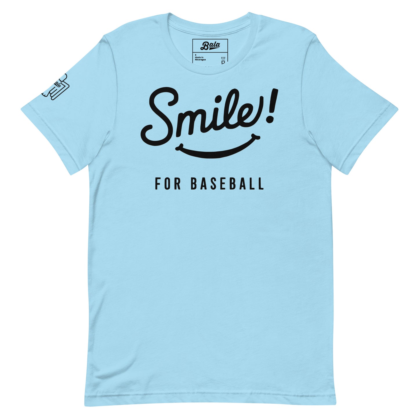 Smile for Baseball Light Colors Unisex t-shirt - Multiple Colors