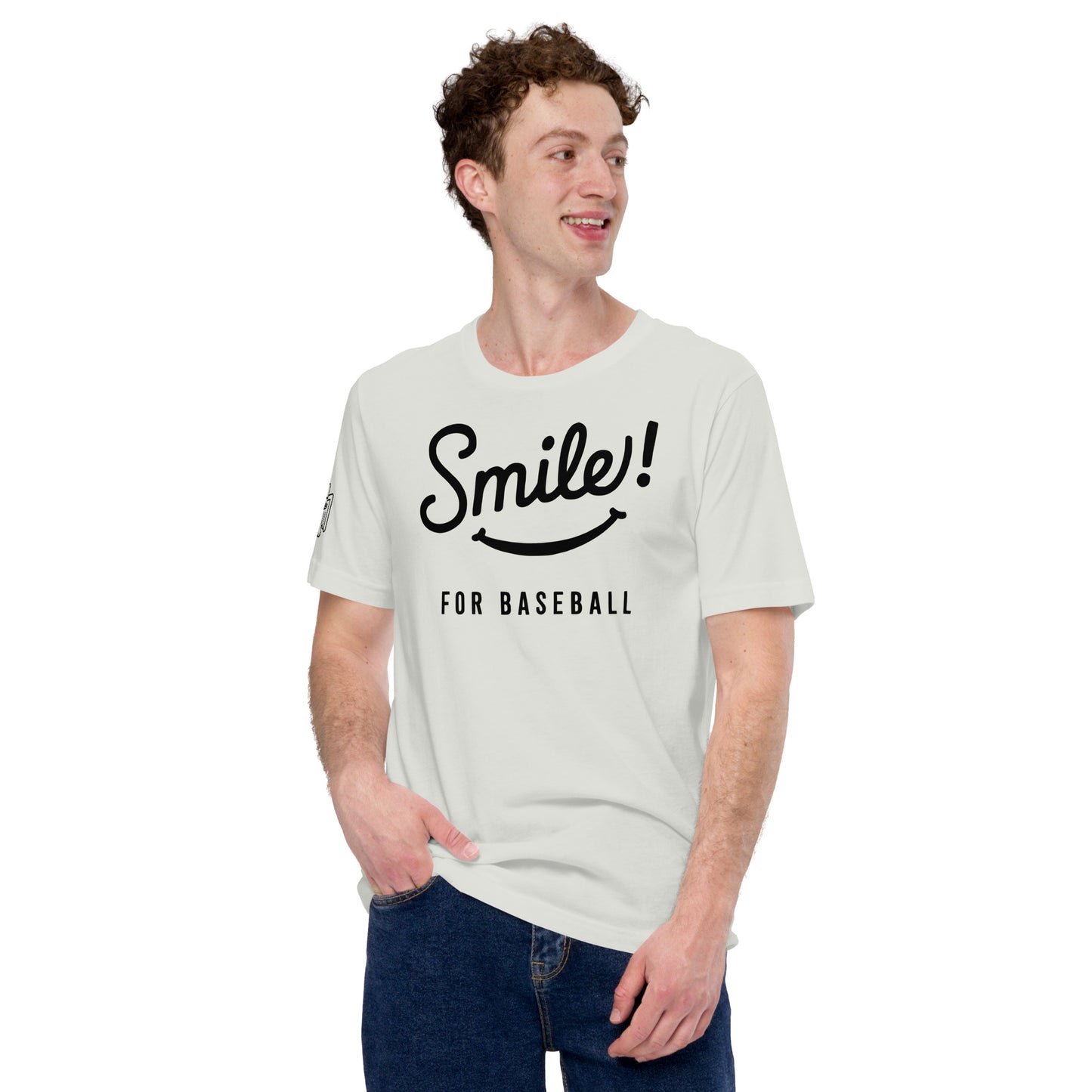 Smile for Baseball Light Colors Unisex t-shirt - Multiple Colors