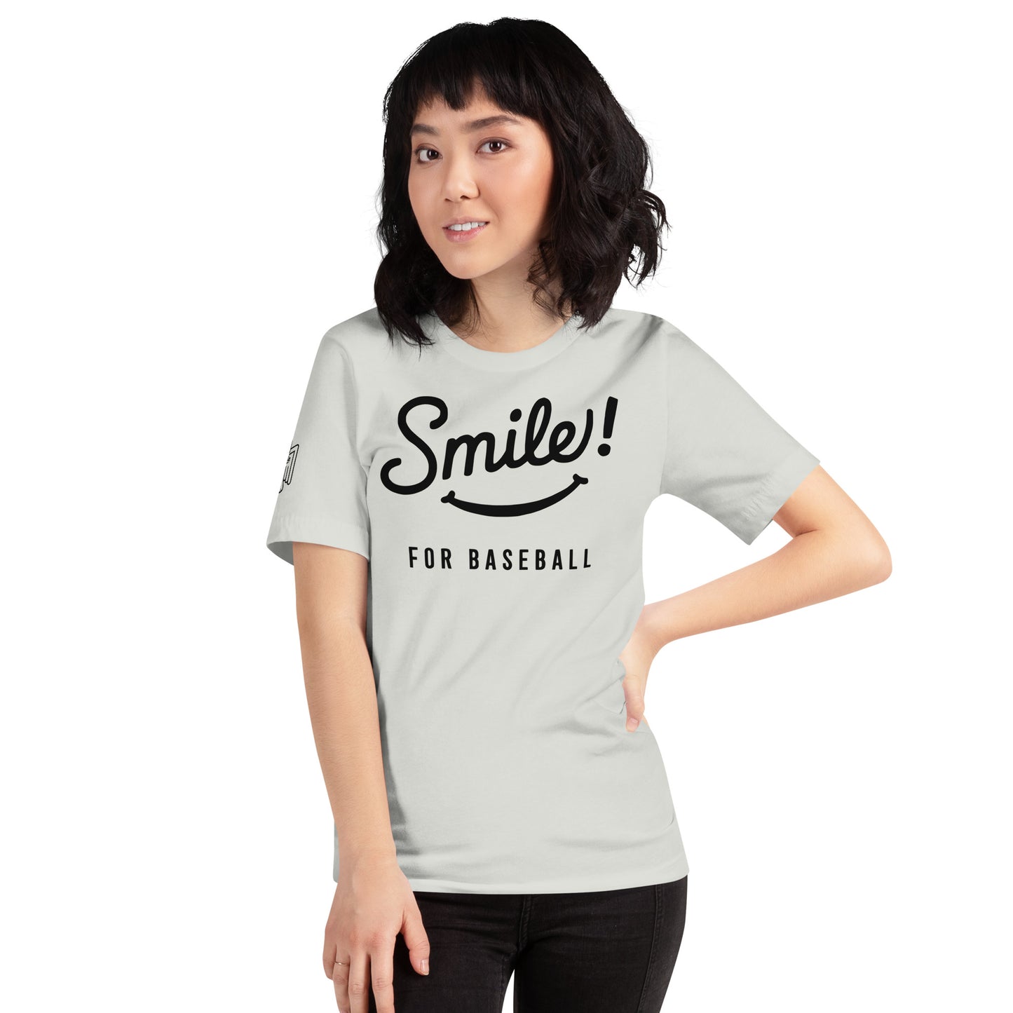 Smile for Baseball Light Colors Unisex t-shirt - Multiple Colors