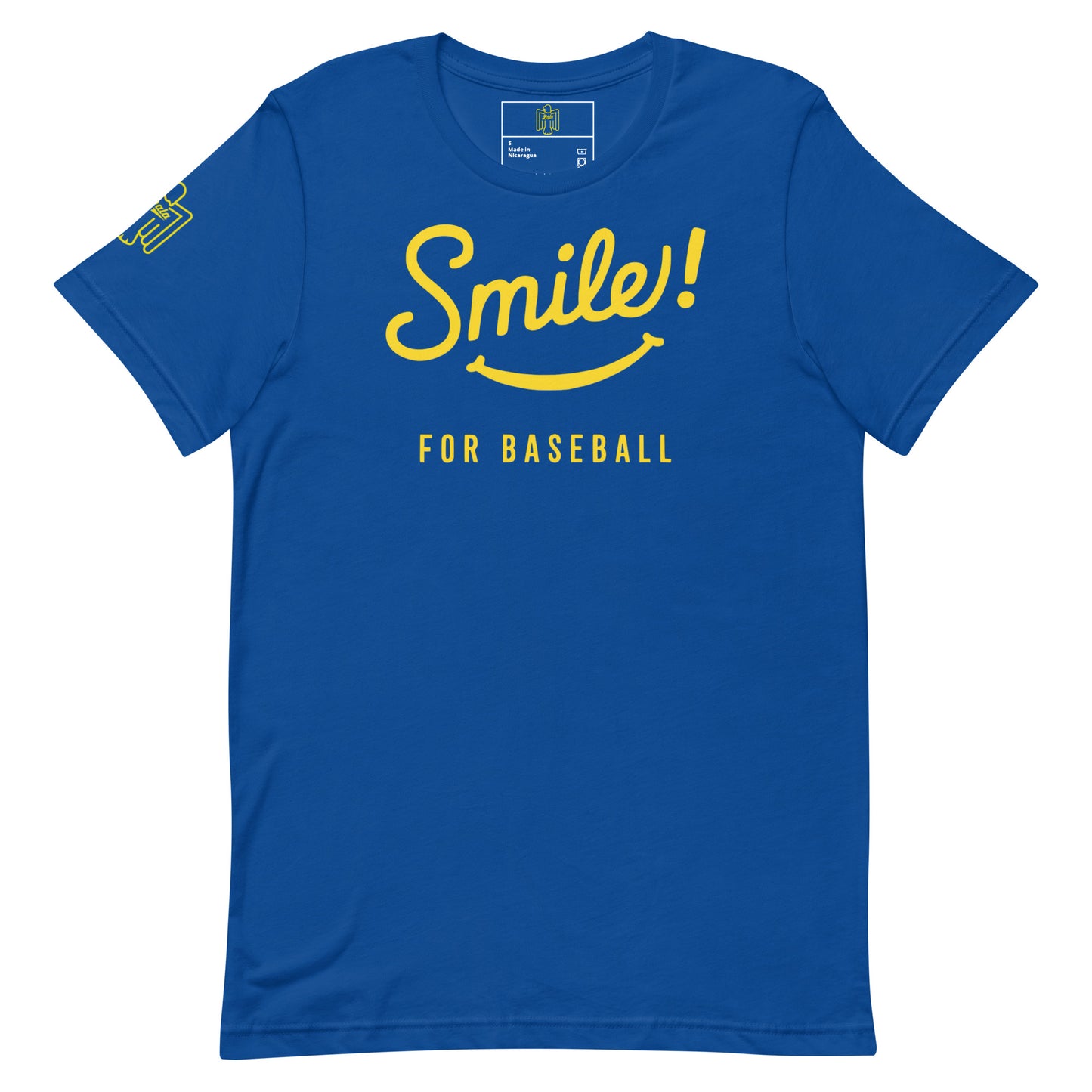 Smile for Baseball Dark Colors Unisex t-shirt - Multiple Colors