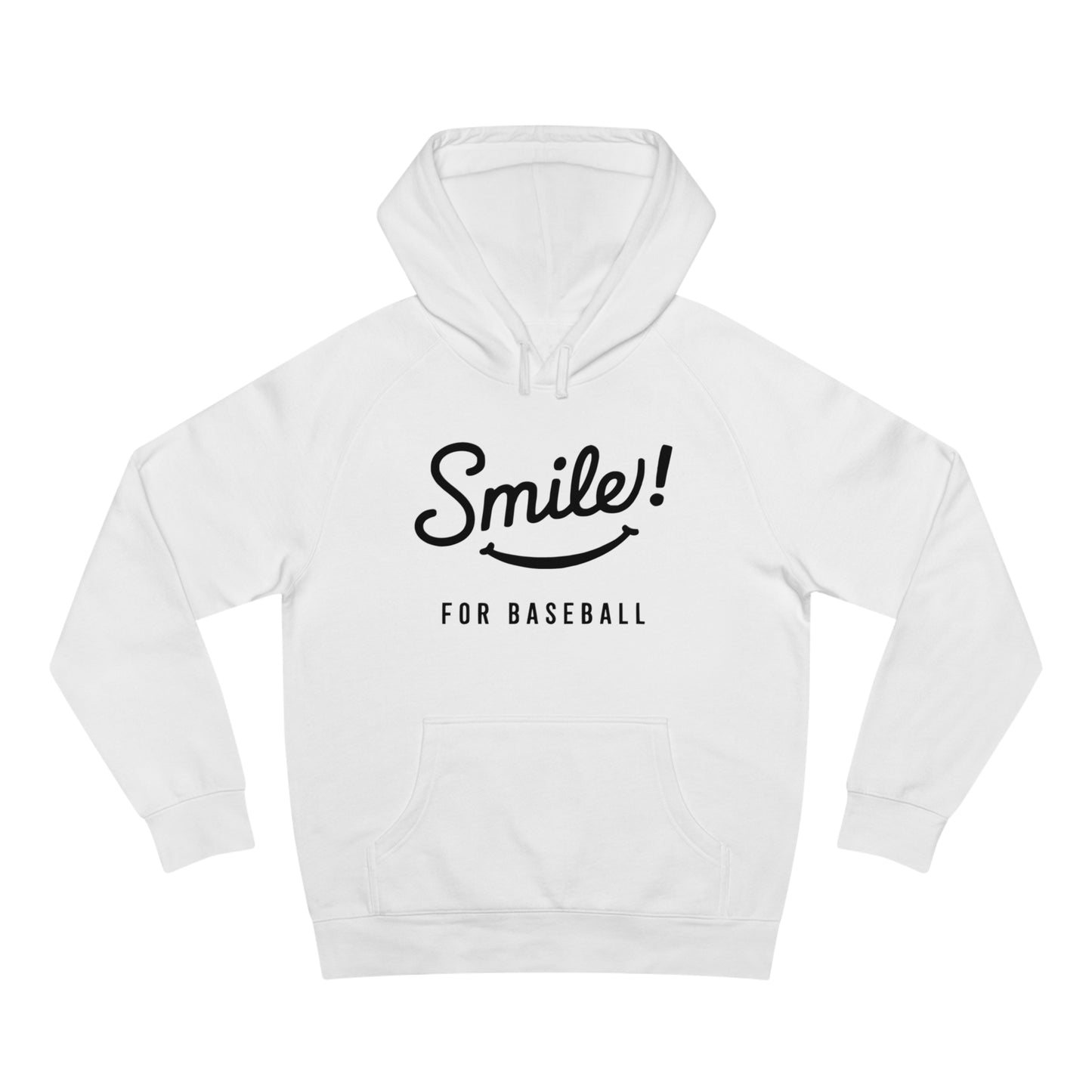 Smile for Baseball Unisex Supply Hoodie - Multiple Colors