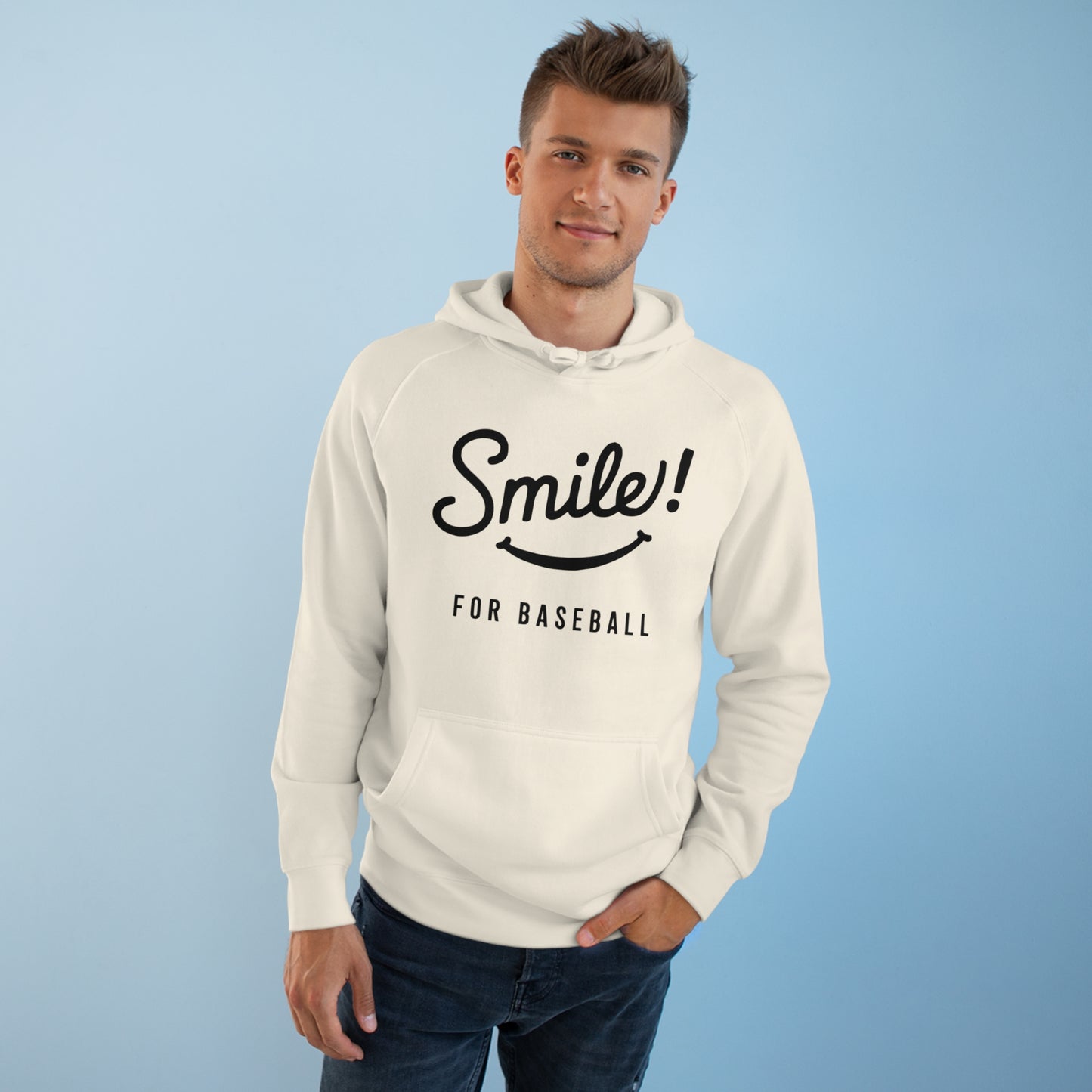 Smile for Baseball Unisex Supply Hoodie - Multiple Colors