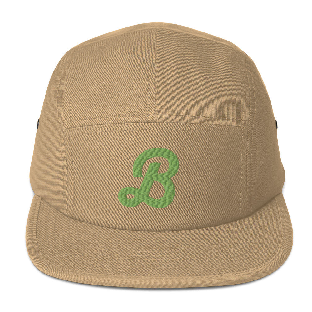 Bala ‘B” Five Panel Cap - Brown