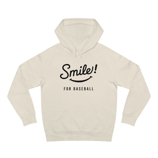 Smile for Baseball Unisex Supply Hoodie - Multiple Colors