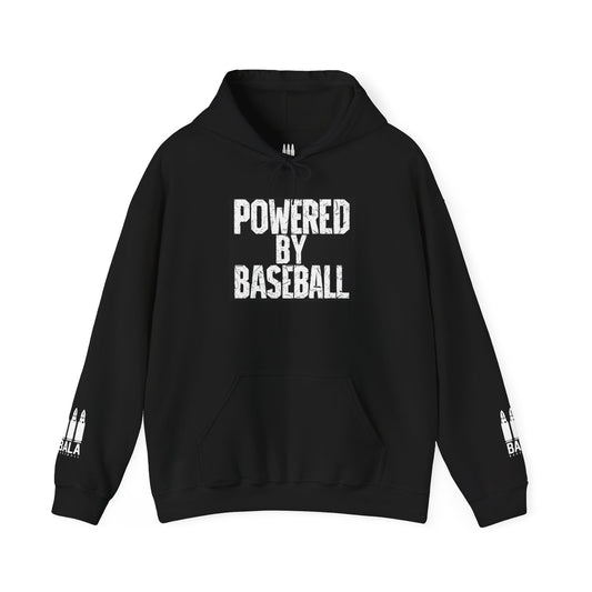 Powered by Baseball Unisex Heavy Blend™ Hooded Sweatshirt