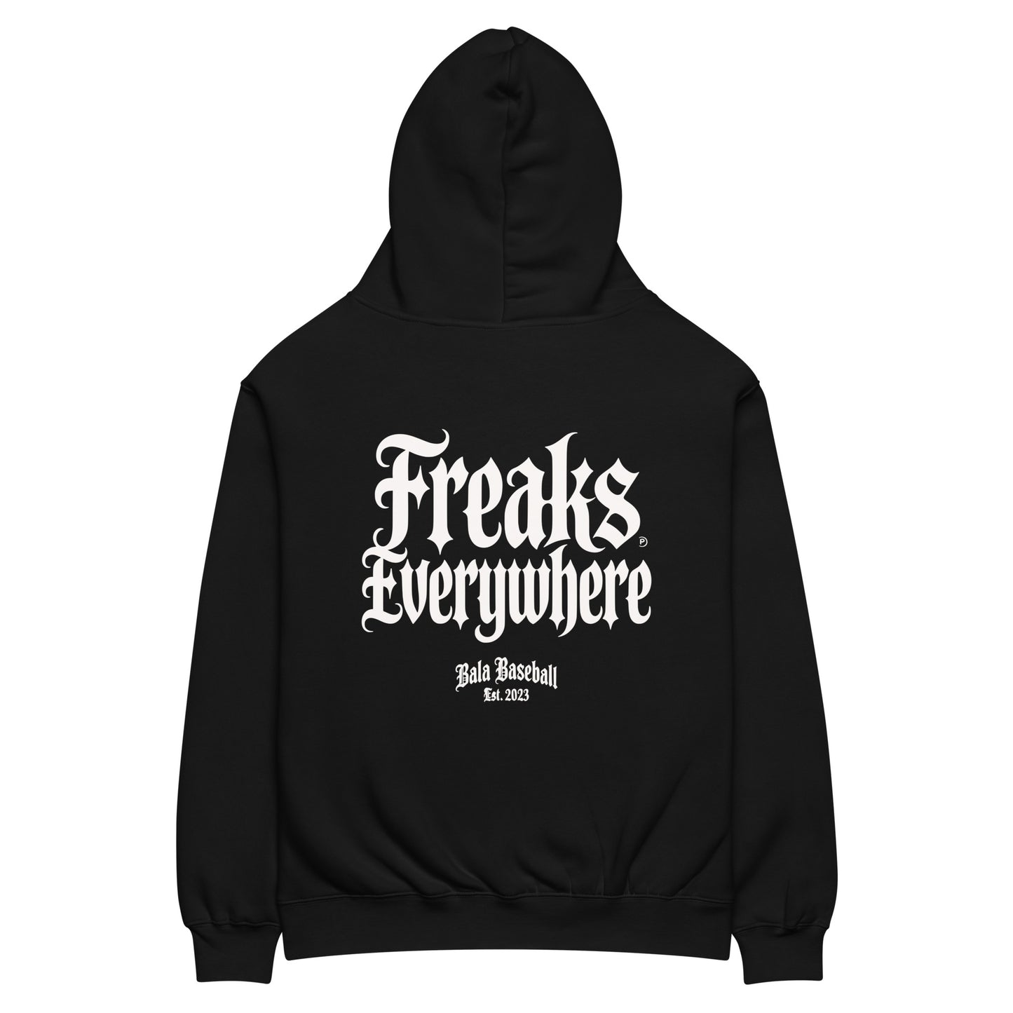 Freaks Everywhere Unisex oversized hoodie - Bala Baseball