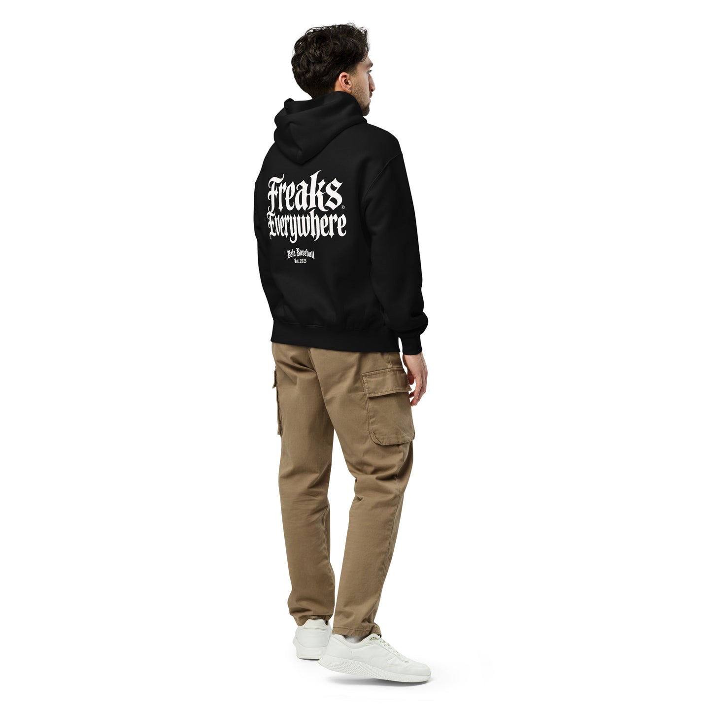 Freaks Everywhere Unisex oversized hoodie - Bala Baseball