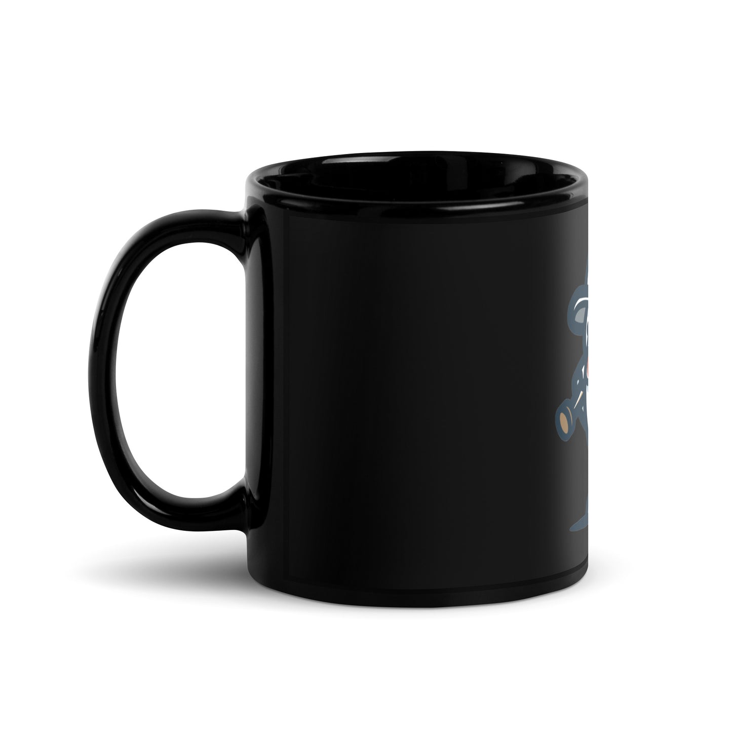 Bala Chickadee Black Glossy Mug