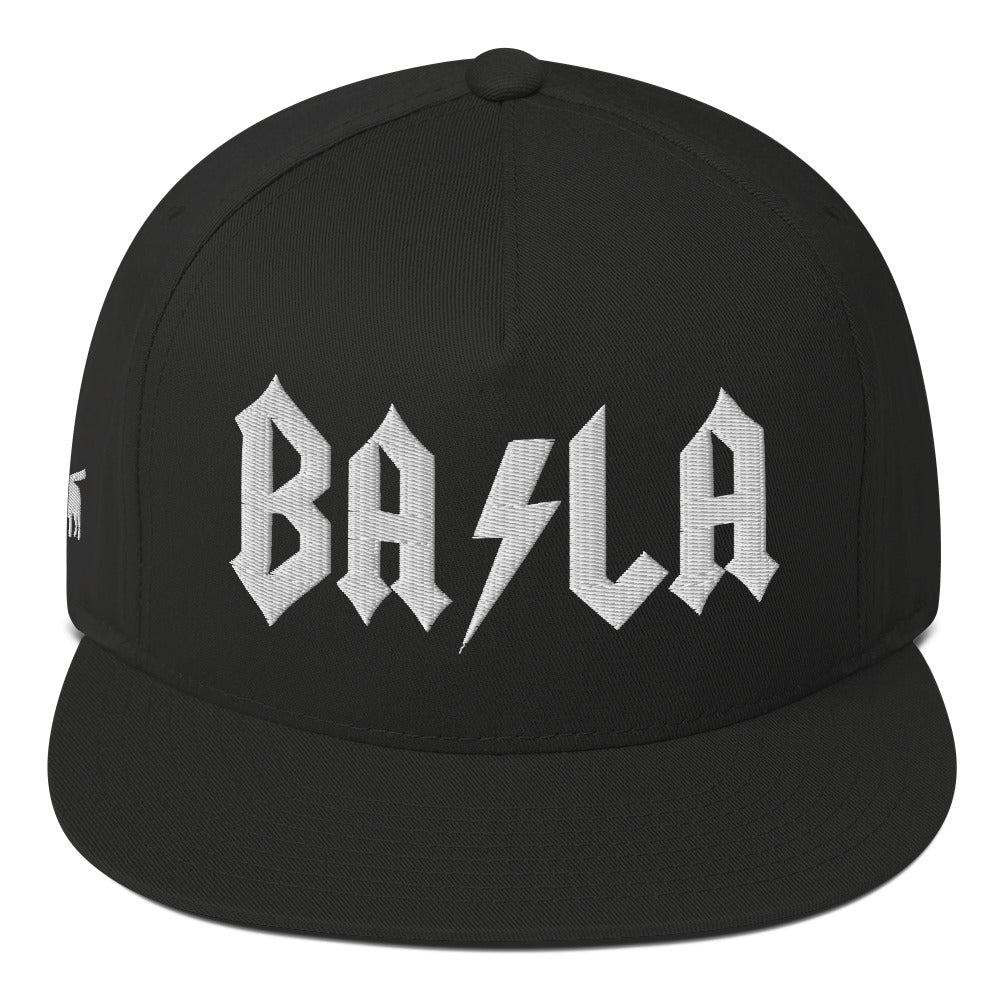 Bala Bolt Flat Bill Cap- Black