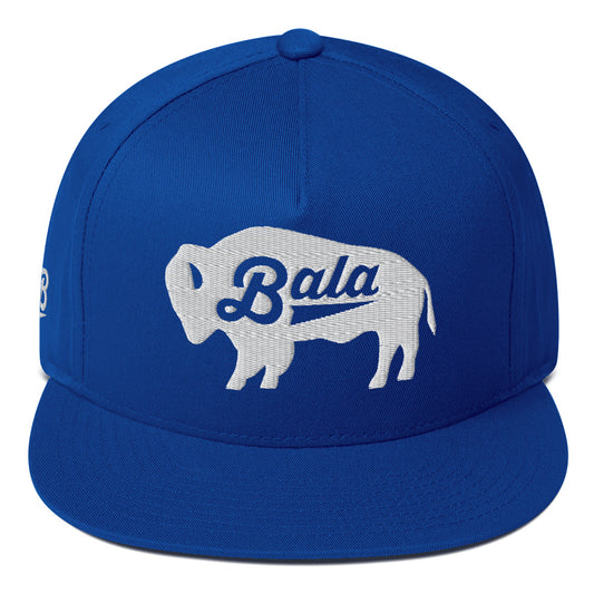 Bala Buffalo Flat Bill Cap - Blue