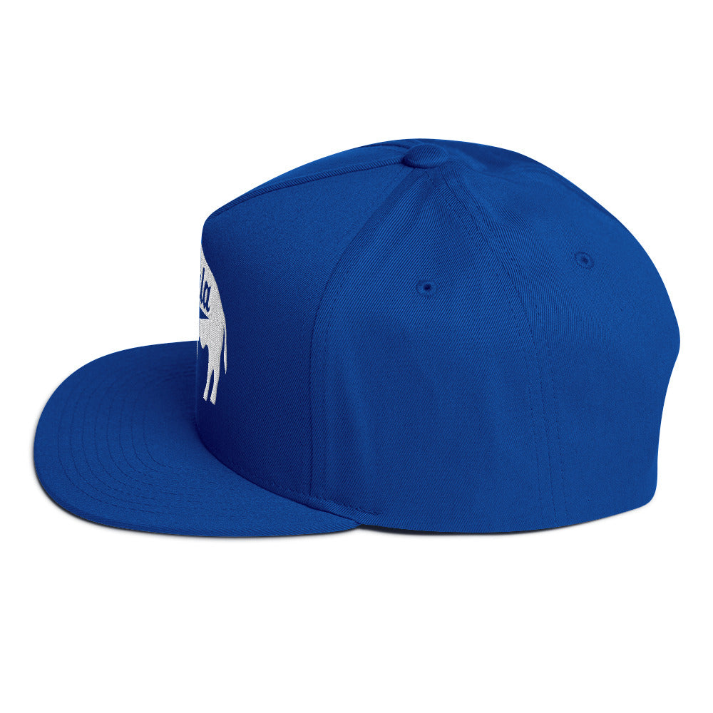 Bala Buffalo Flat Bill Cap - Blue