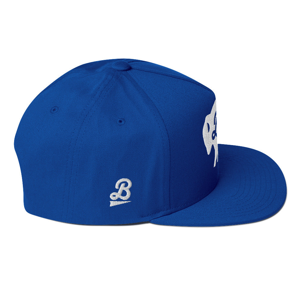 Bala Buffalo Flat Bill Cap - Blue