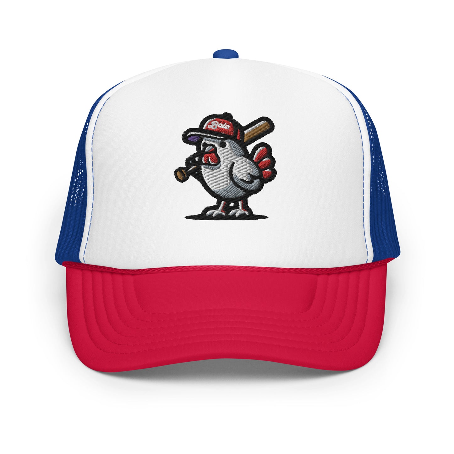 Chickadee Foam trucker hat - Red, White & Blue