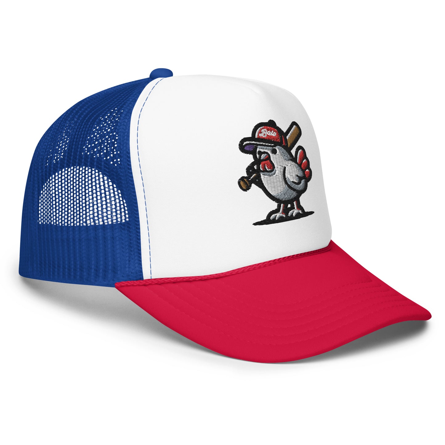 Chickadee Foam trucker hat - Red, White & Blue