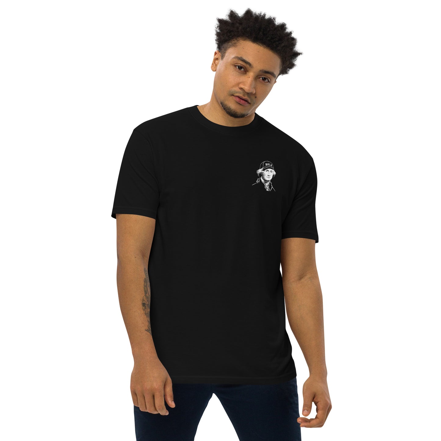 We the People Men’s premium heavyweight tee - Black