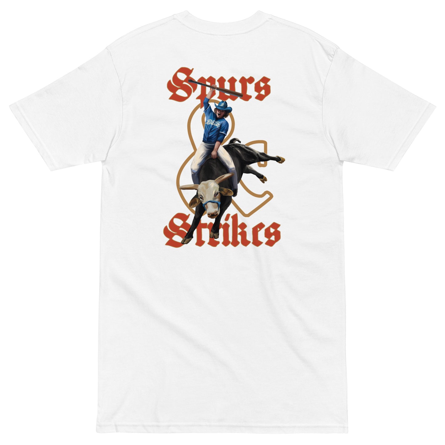 Spurs & Strikes Men’s premium heavyweight tee