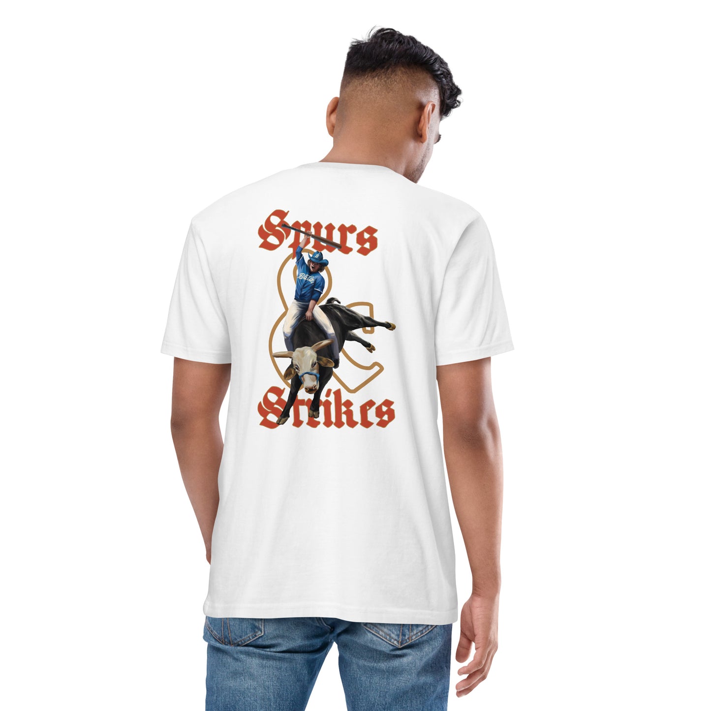 Spurs & Strikes Men’s premium heavyweight tee