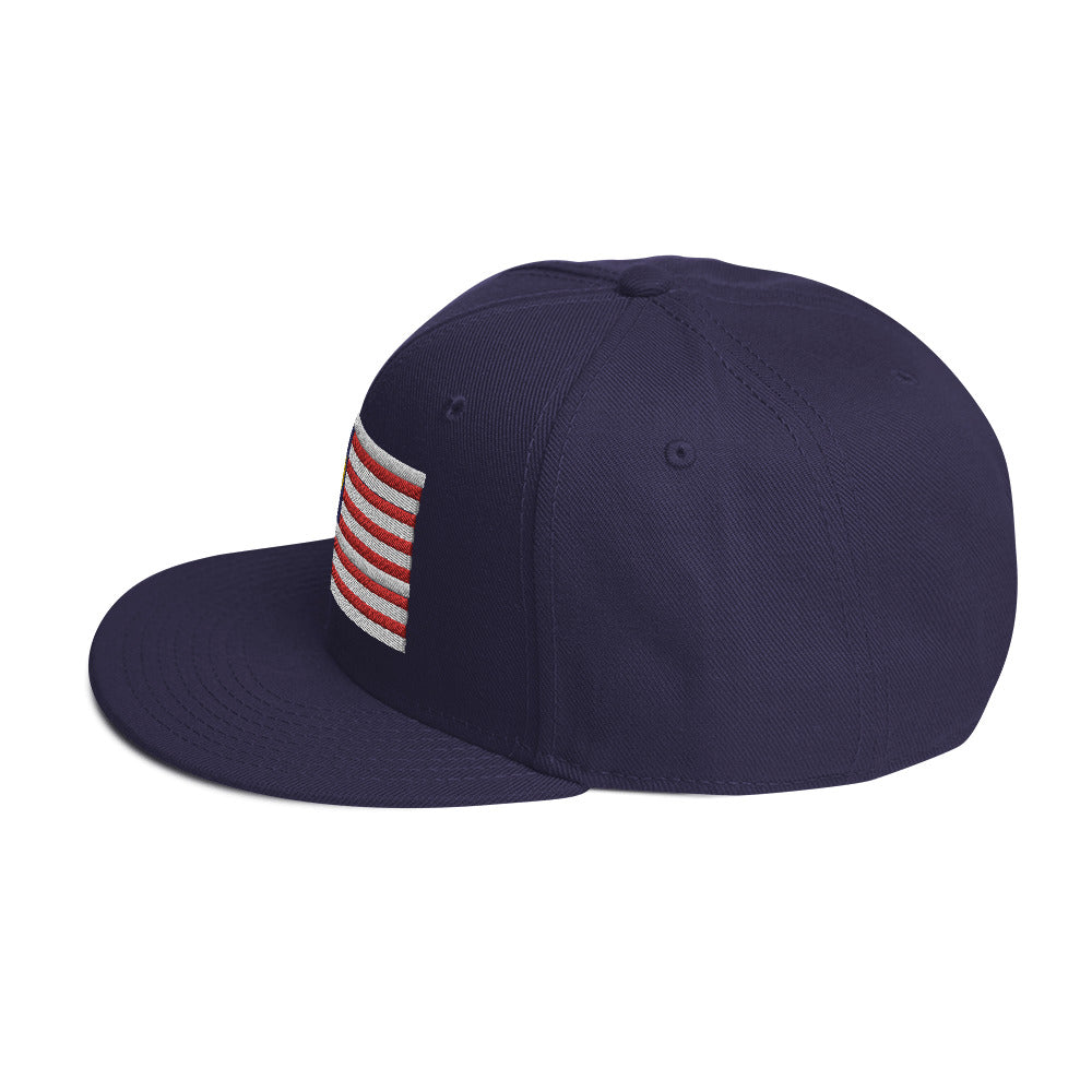 Proud Eagle Snapback Hat - Navy