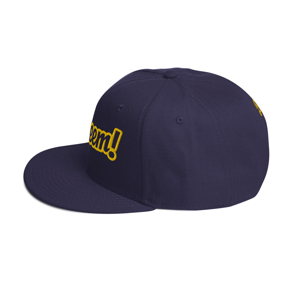 Gotheem! Snapback Hat - Navy