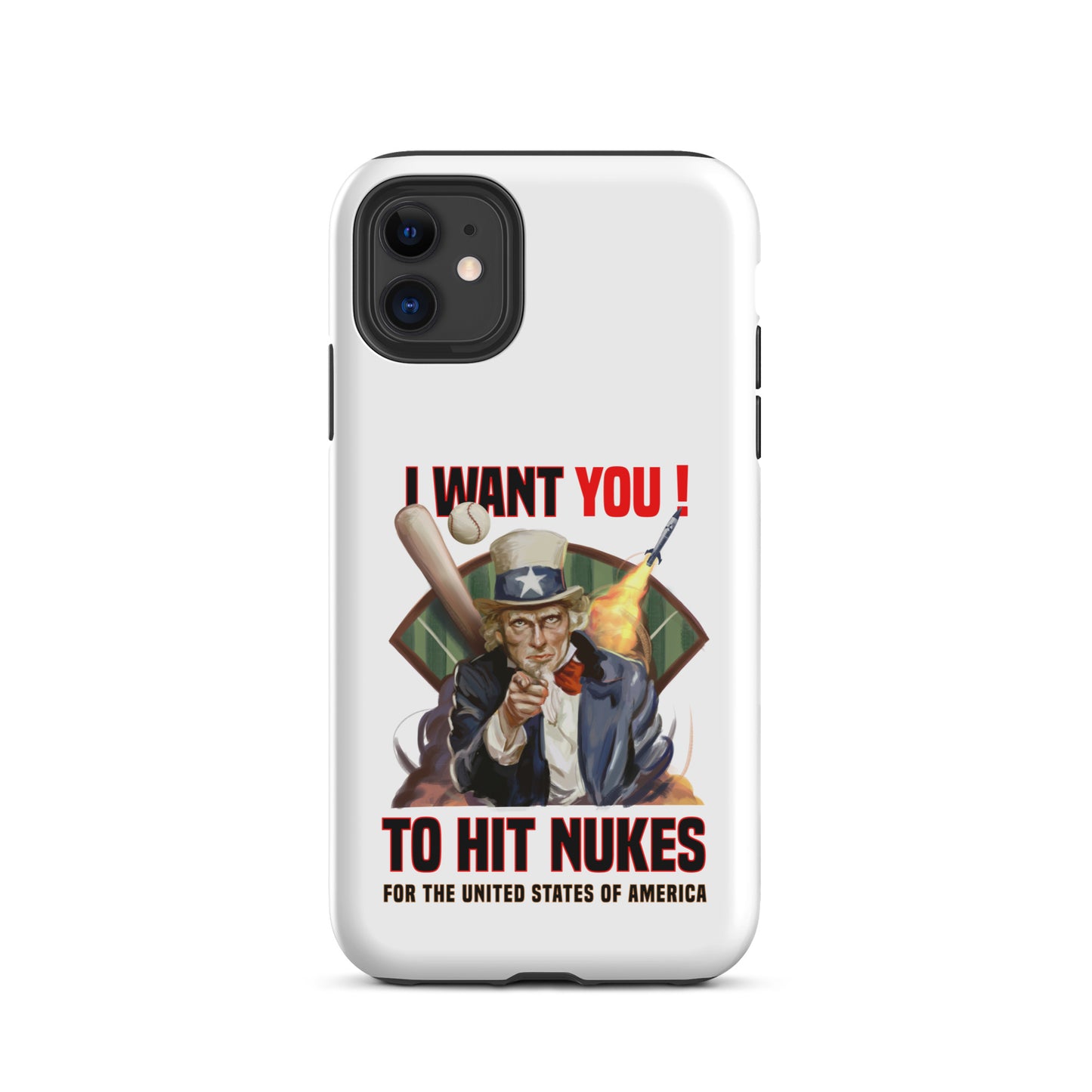 Uncle Sam Wants You Tough Case for iPhone® - White