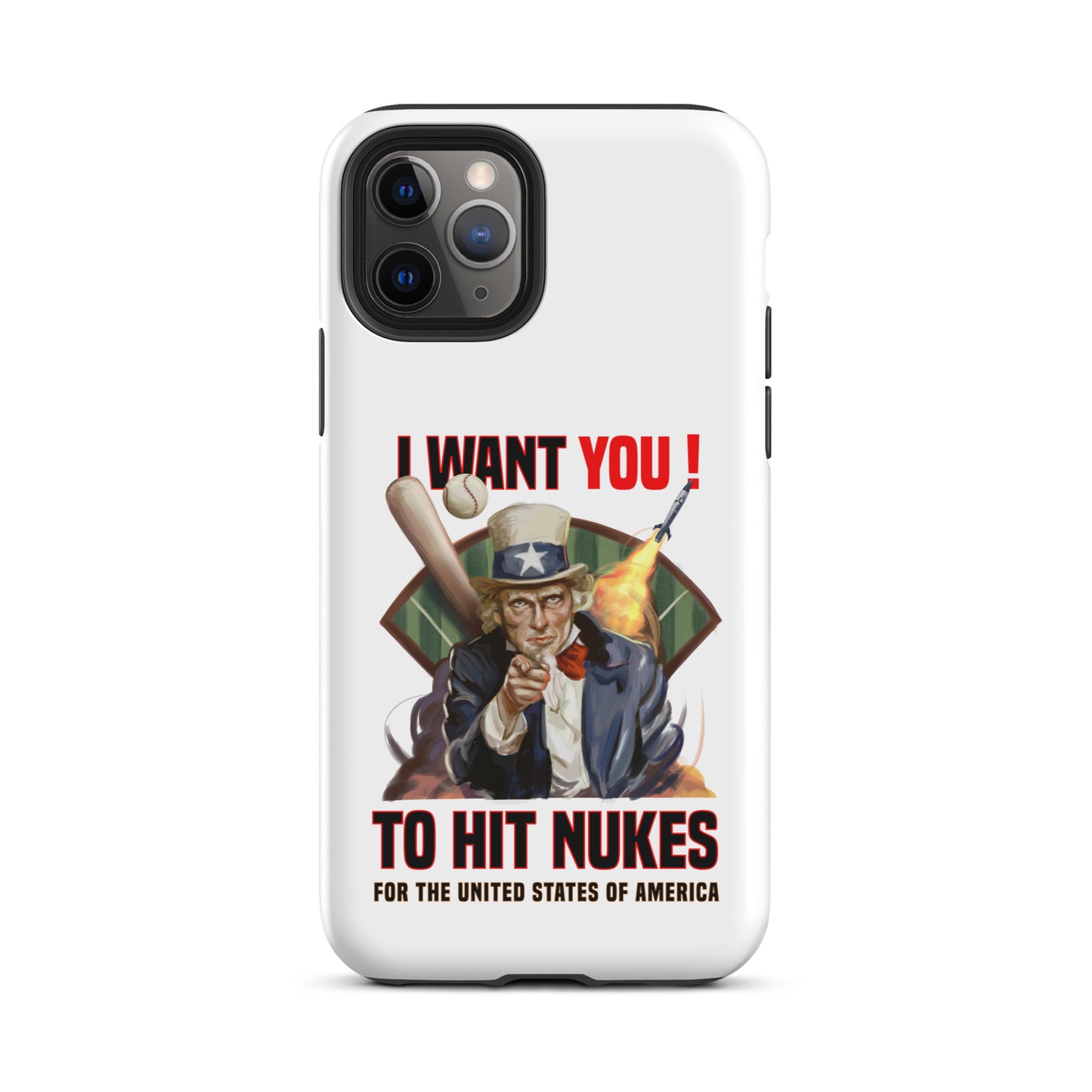 Uncle Sam Wants You Tough Case for iPhone® - White