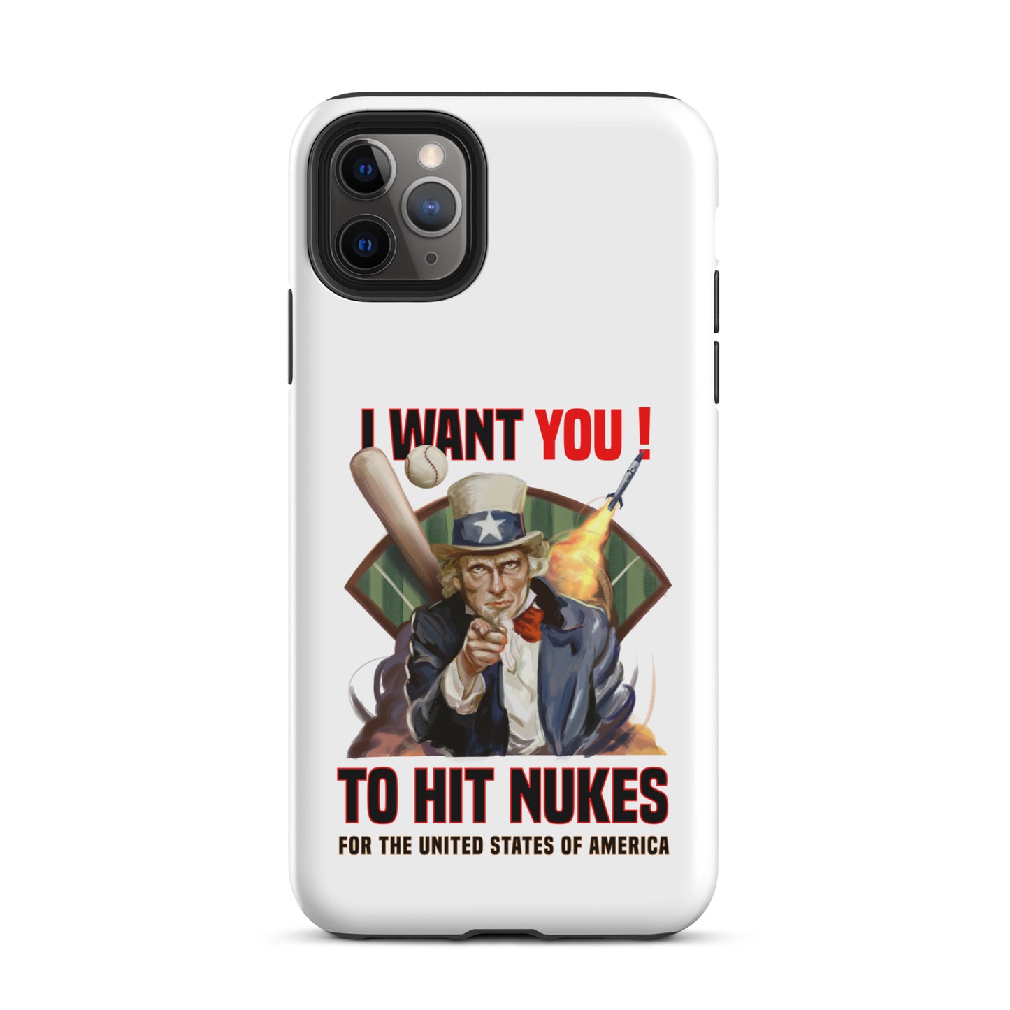 Uncle Sam Wants You Tough Case for iPhone® - White