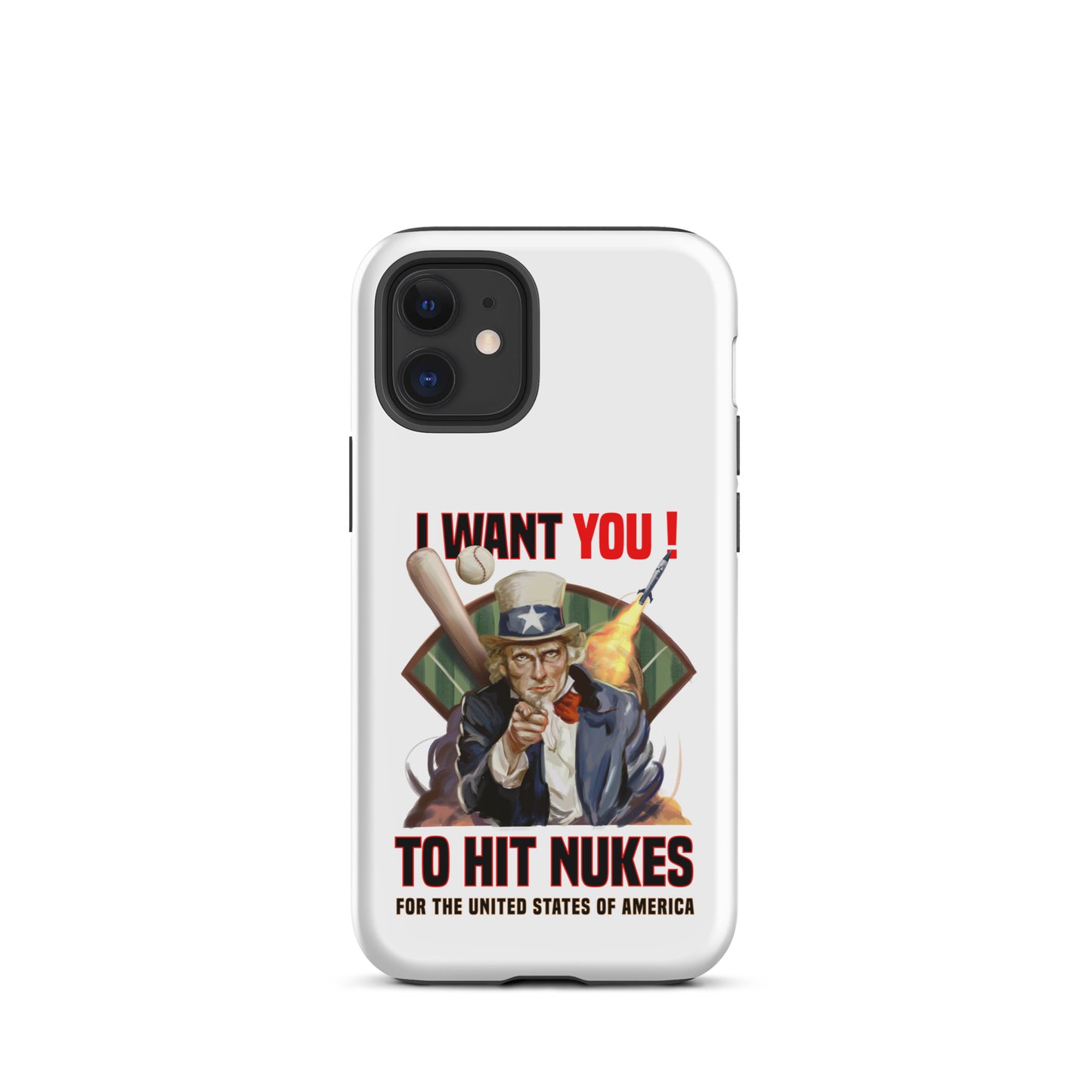 Uncle Sam Wants You Tough Case for iPhone® - White