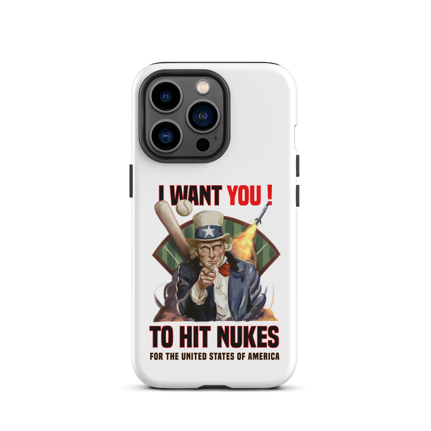 Uncle Sam Wants You Tough Case for iPhone® - White