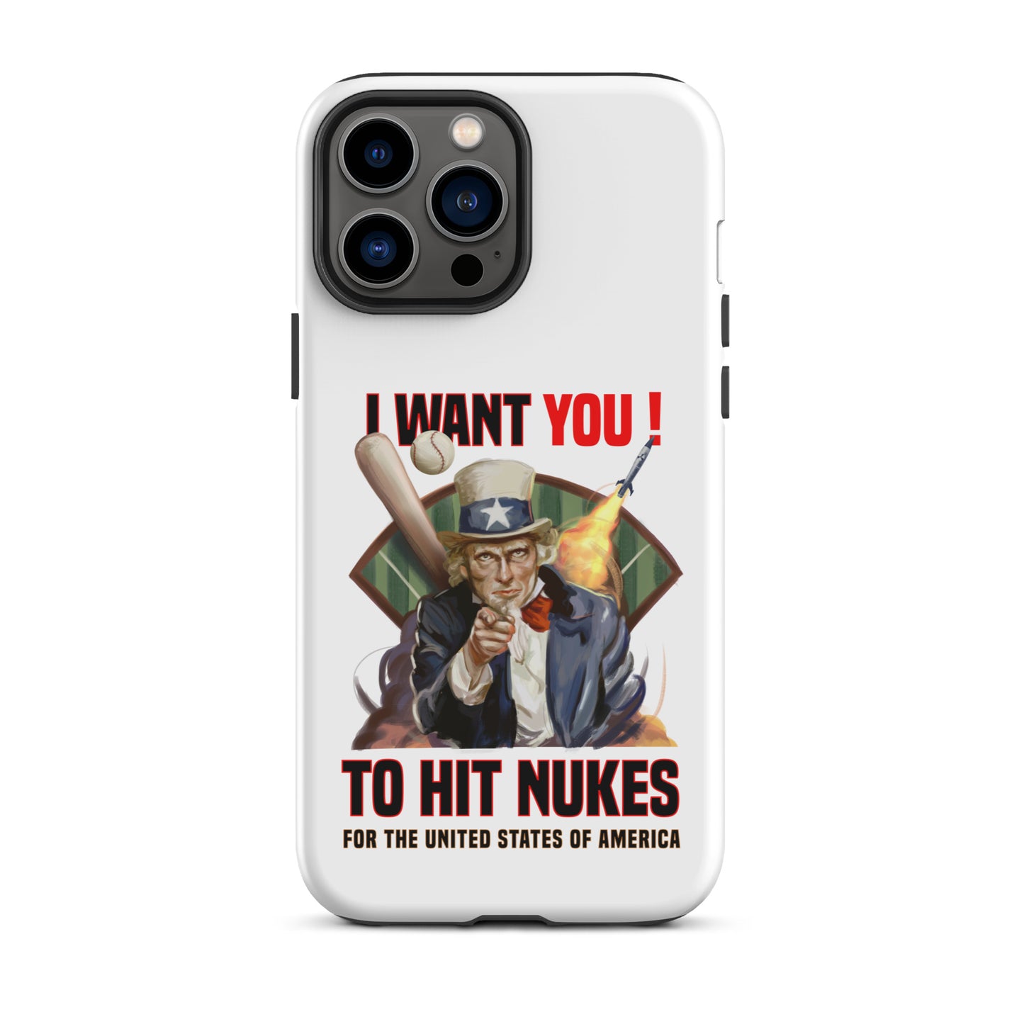 Uncle Sam Wants You Tough Case for iPhone® - White