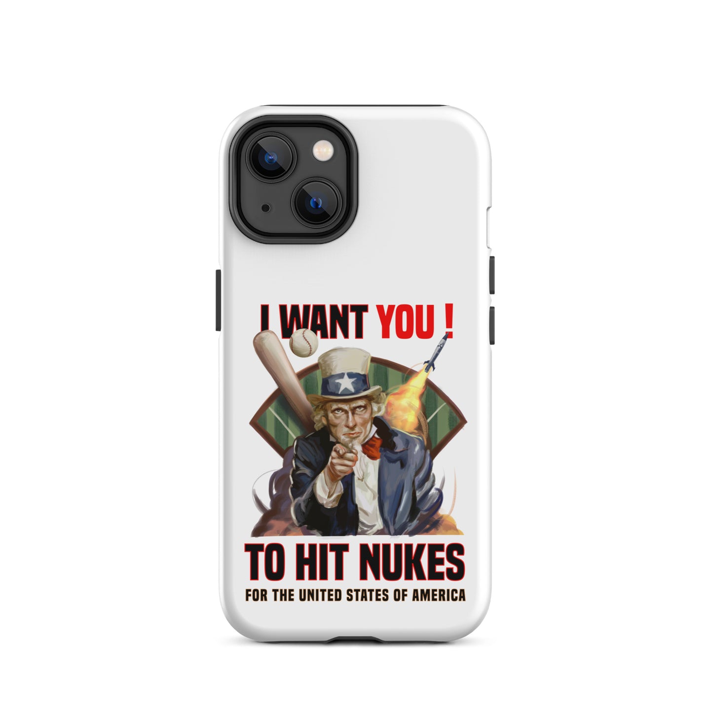 Uncle Sam Wants You Tough Case for iPhone® - White