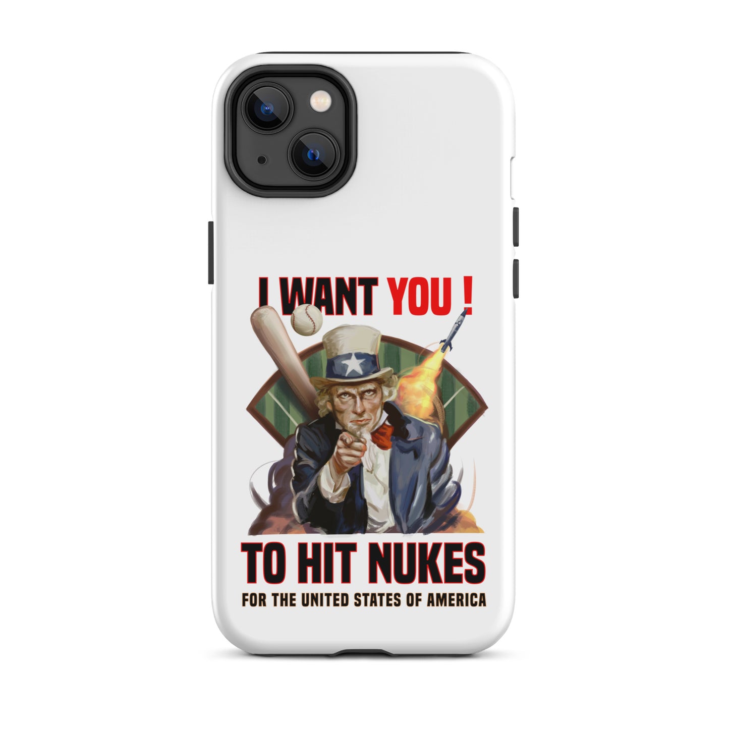 Uncle Sam Wants You Tough Case for iPhone® - White