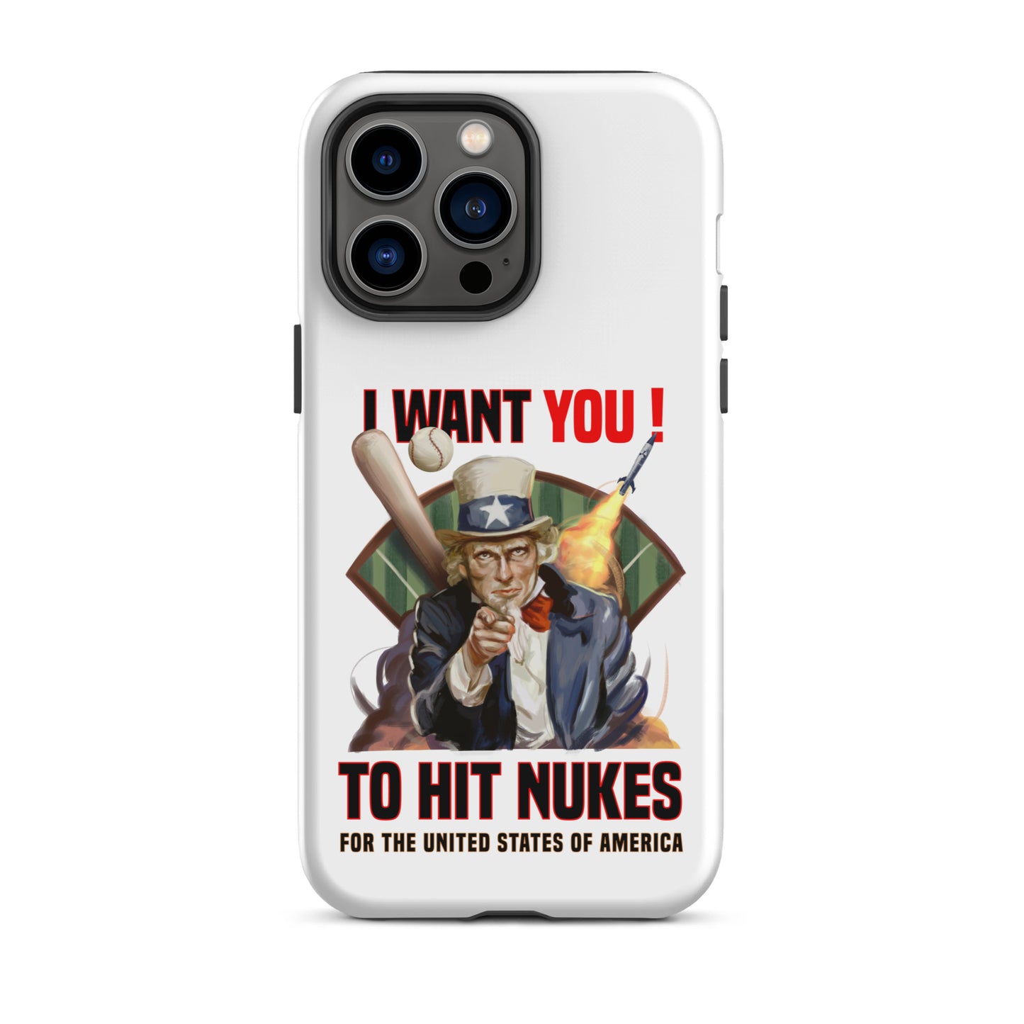 Uncle Sam Wants You Tough Case for iPhone® - White