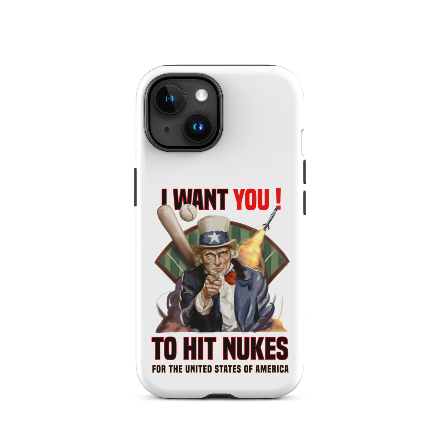 Uncle Sam Wants You Tough Case for iPhone® - White