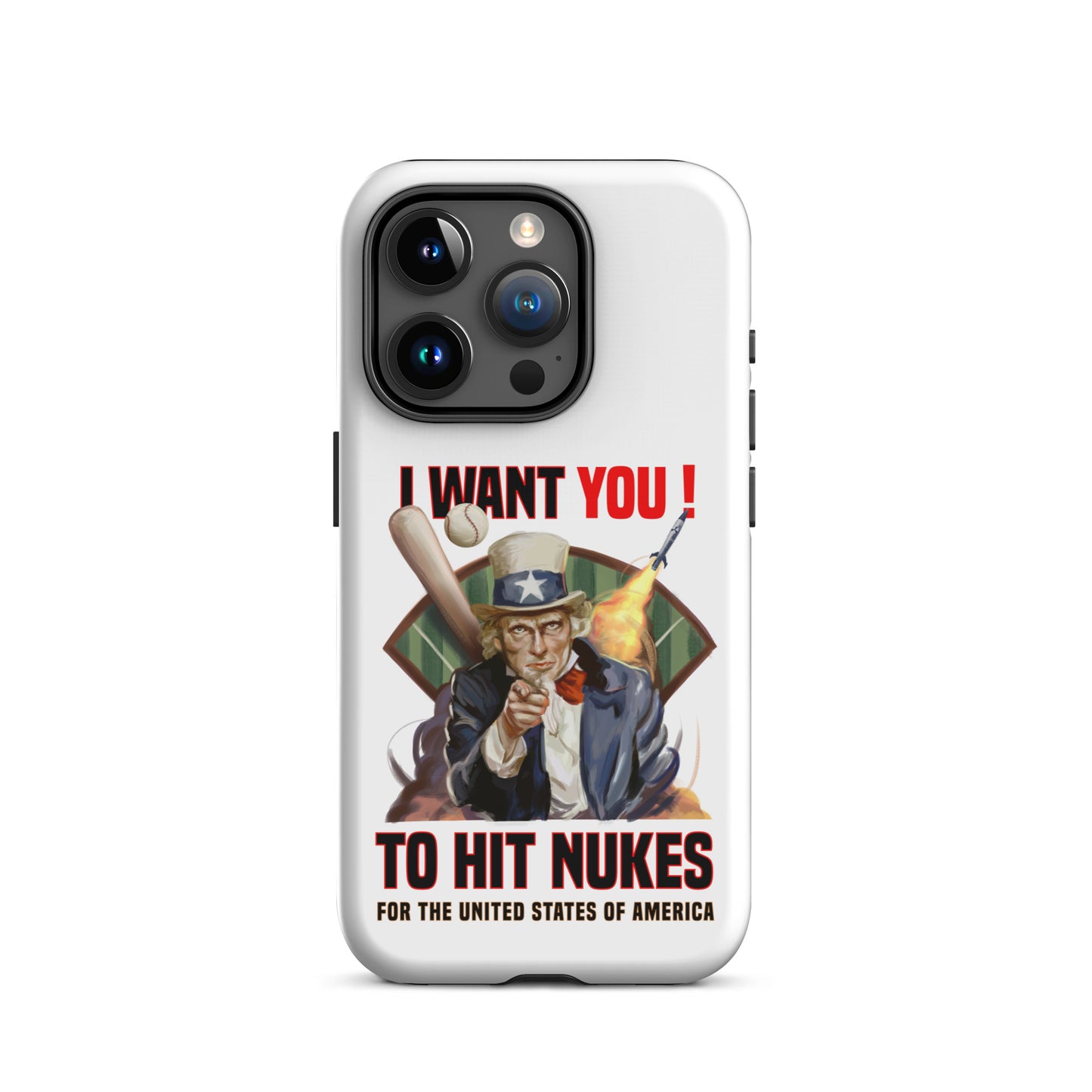 Uncle Sam Wants You Tough Case for iPhone® - White