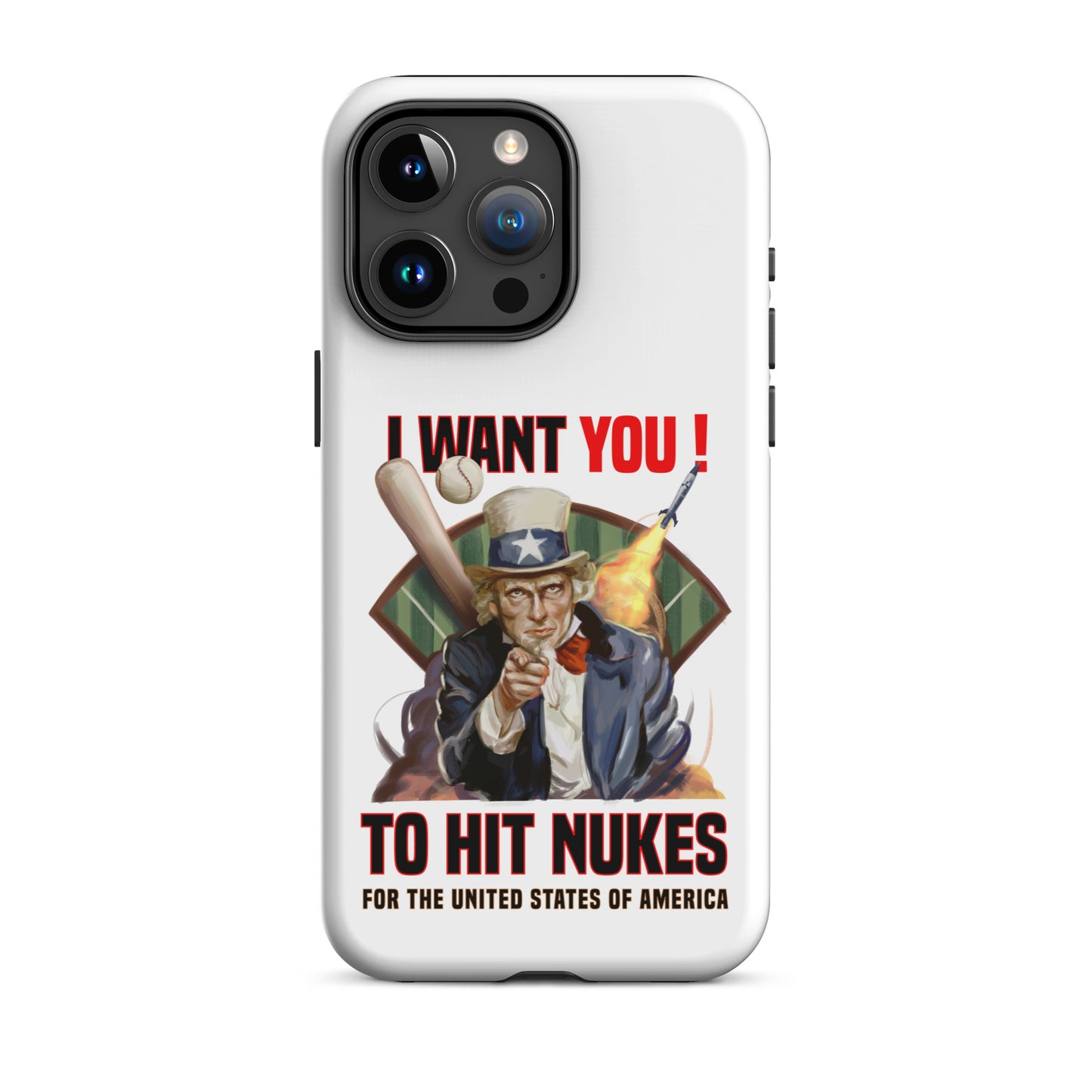 Uncle Sam Wants You Tough Case for iPhone® - White