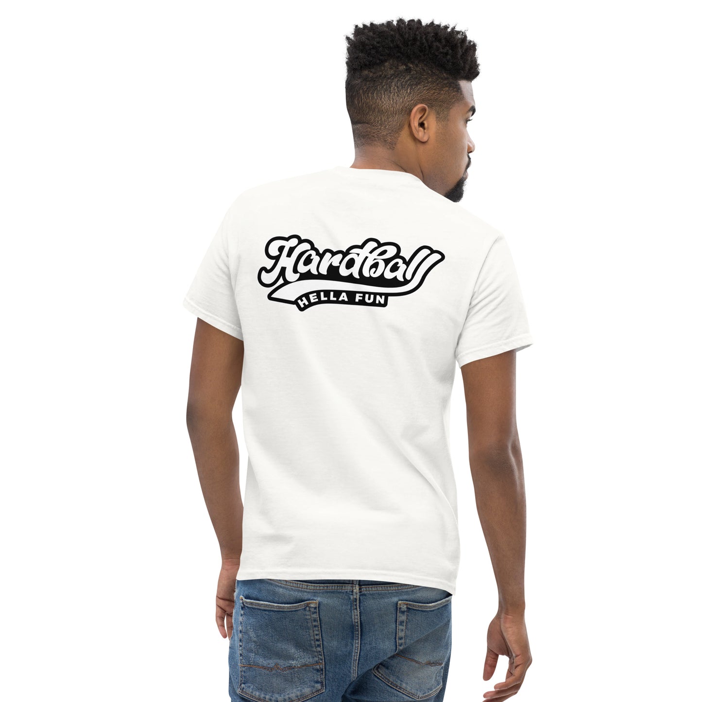 Hardball Hella Fun Unisex classic tee - White