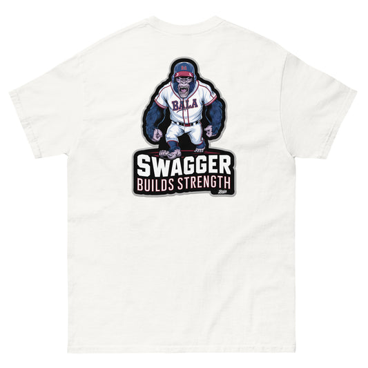 Swagger Builds Stength Unisex classic tee - White