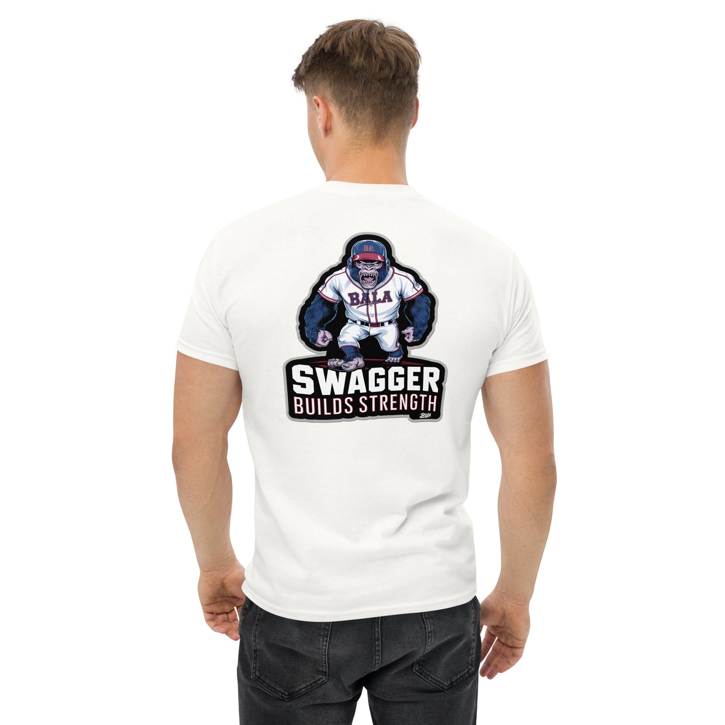 Swagger Builds Stength Unisex classic tee - White