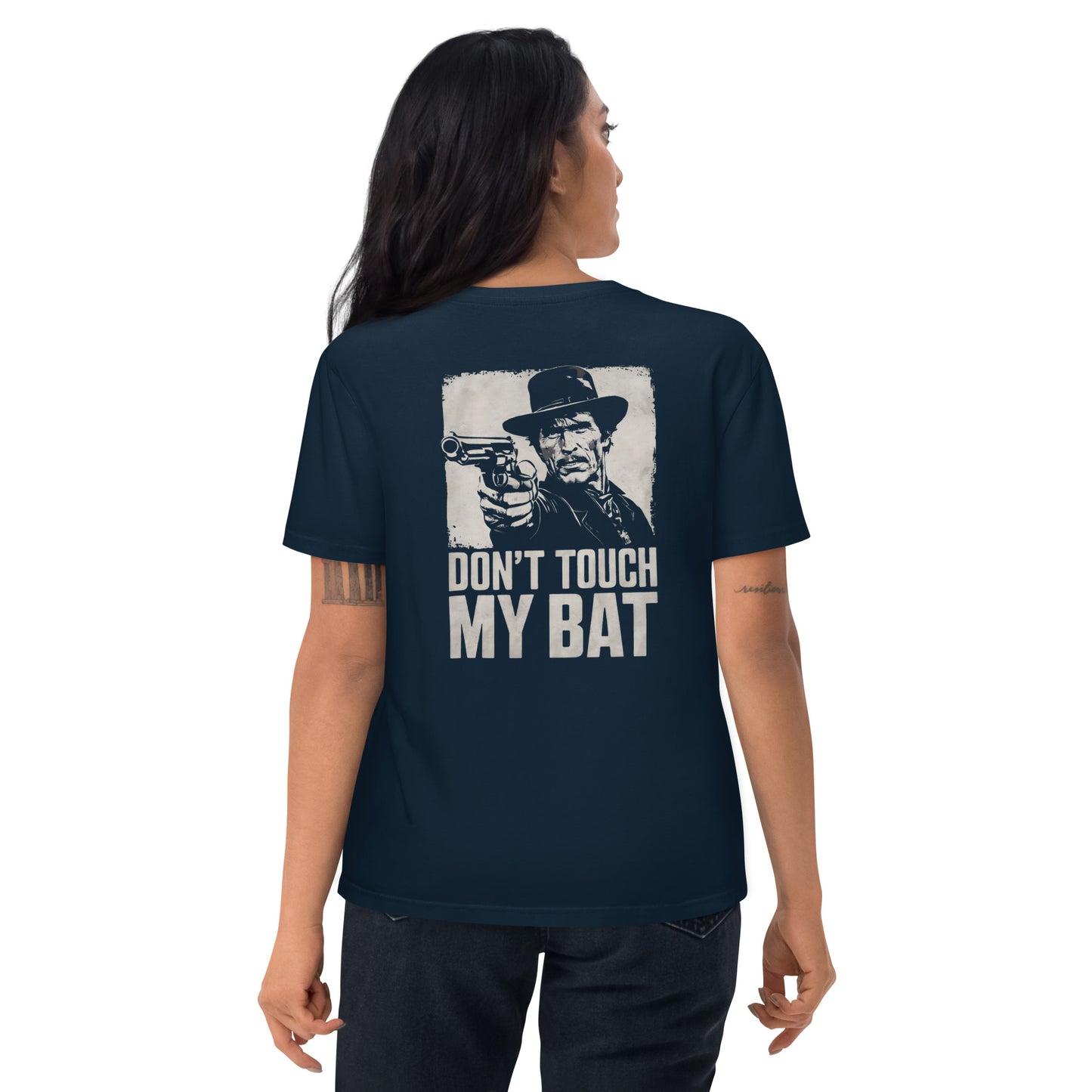 Don’t touch my Bat Unisex organic cotton t-shirt