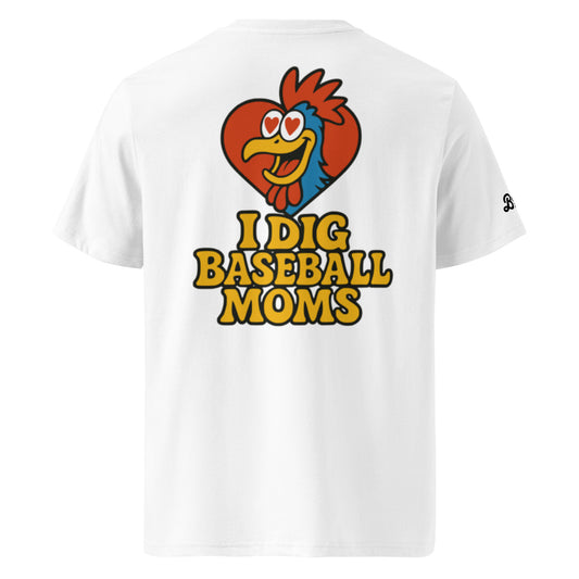 I Dig Baseball Moms neck t-shirt - Bala Baseball