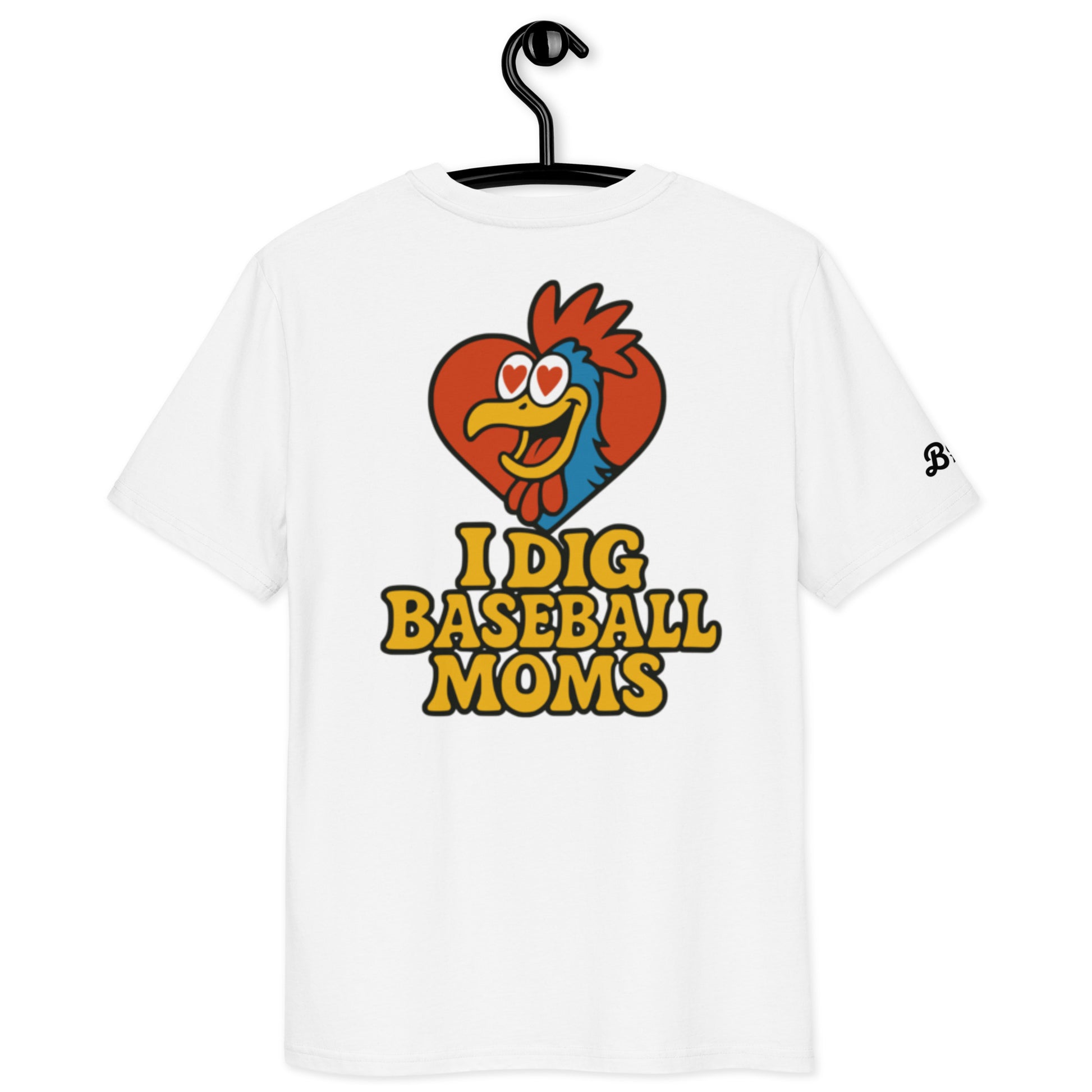 I Dig Baseball Moms neck t-shirt - Bala Baseball