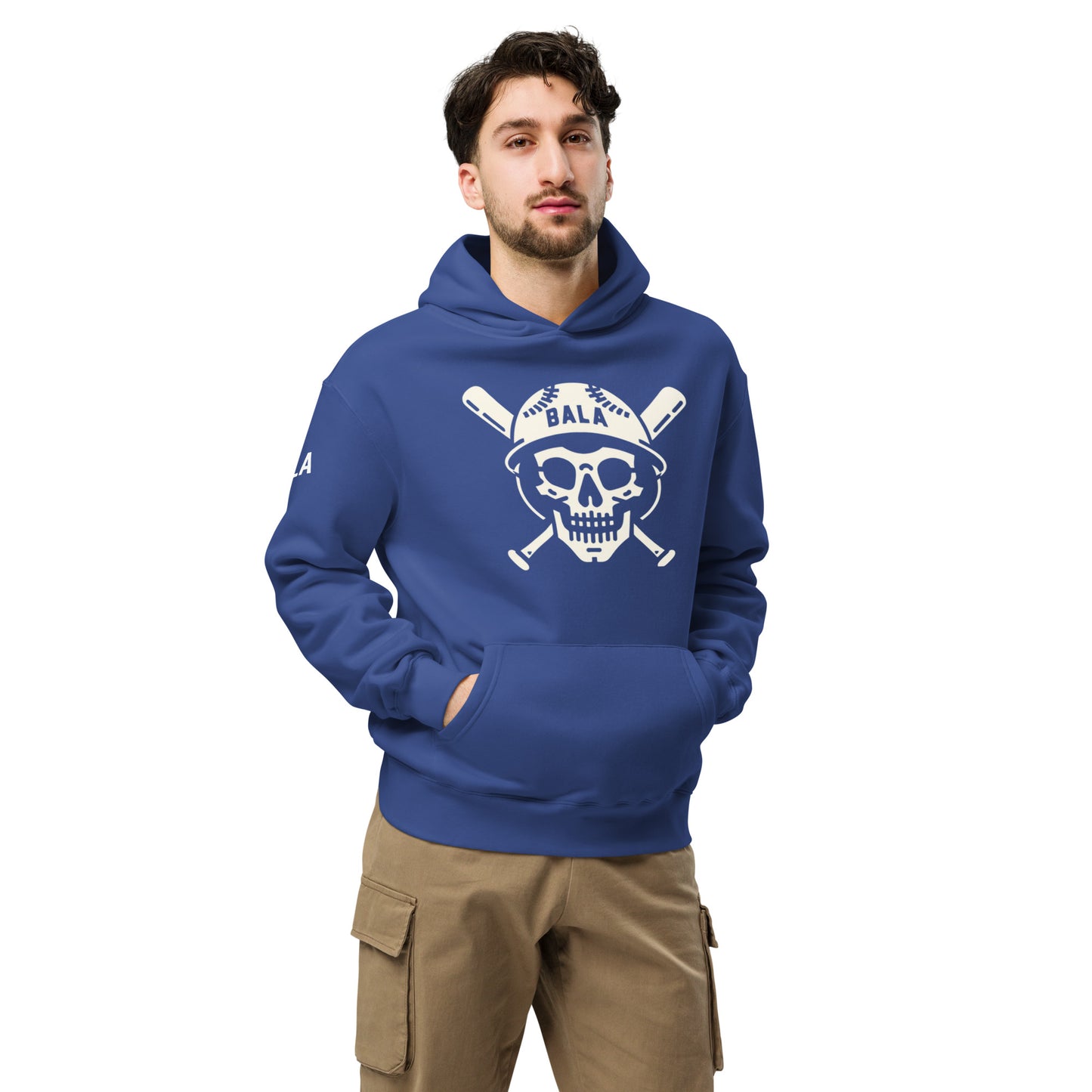 Bala Skully Unisex oversized hoodie - Blue