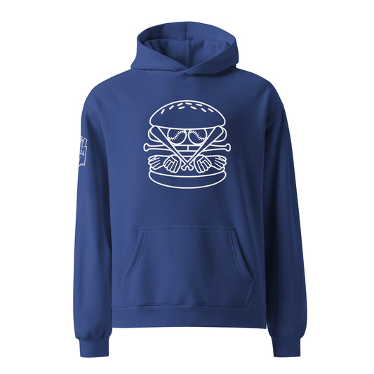 Bala Baseball Burger Unisex oversized hoodie - Multiple Colors