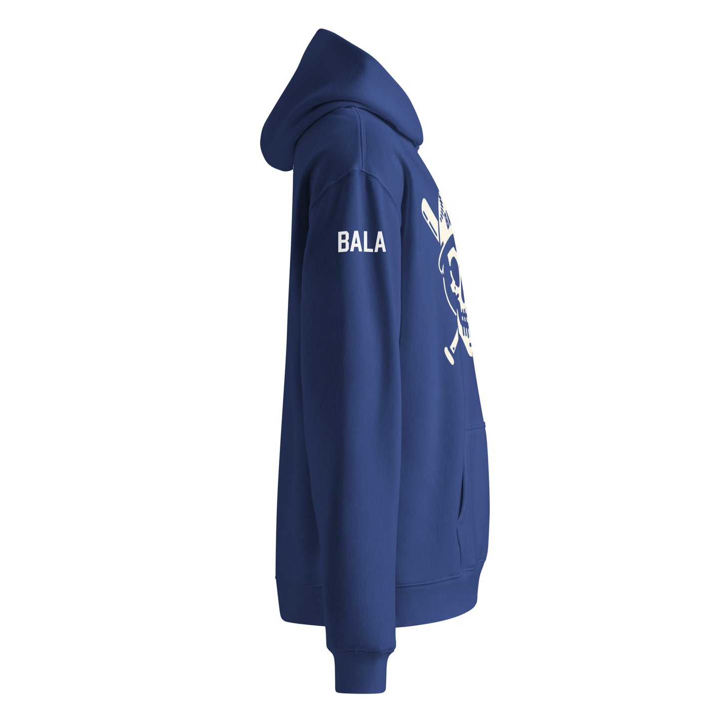 Bala Skully Unisex oversized hoodie - Blue