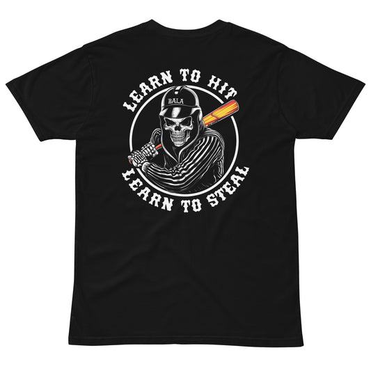 Skully Says Learn Unisex premium t-shirt - Multiple Colors